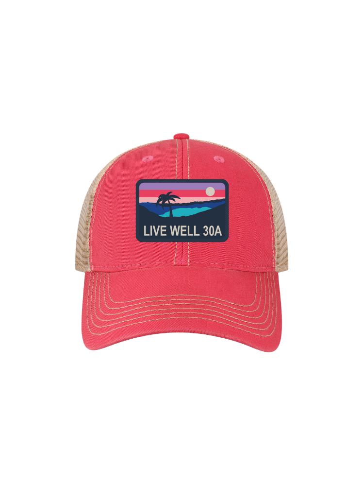 Live Well Horizon Patch Trucker Hat