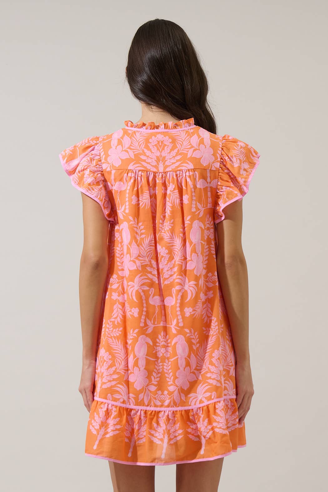 Davina Floral Ebba Shift Mini Dress
