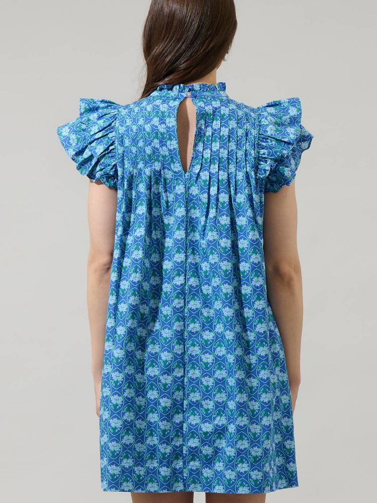Driftwood Floral Lovel Shift Mini Dress