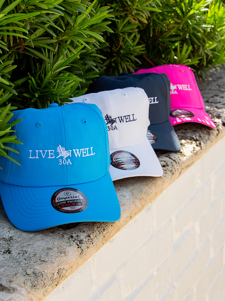 Live Well 30A Classic Logo Youth Buckle Performance Hat