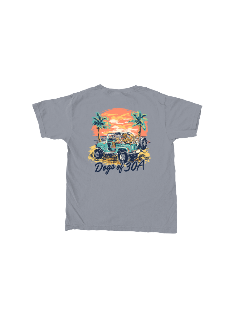 Live Well 30A Dogs of 30A Youth T-Shirt