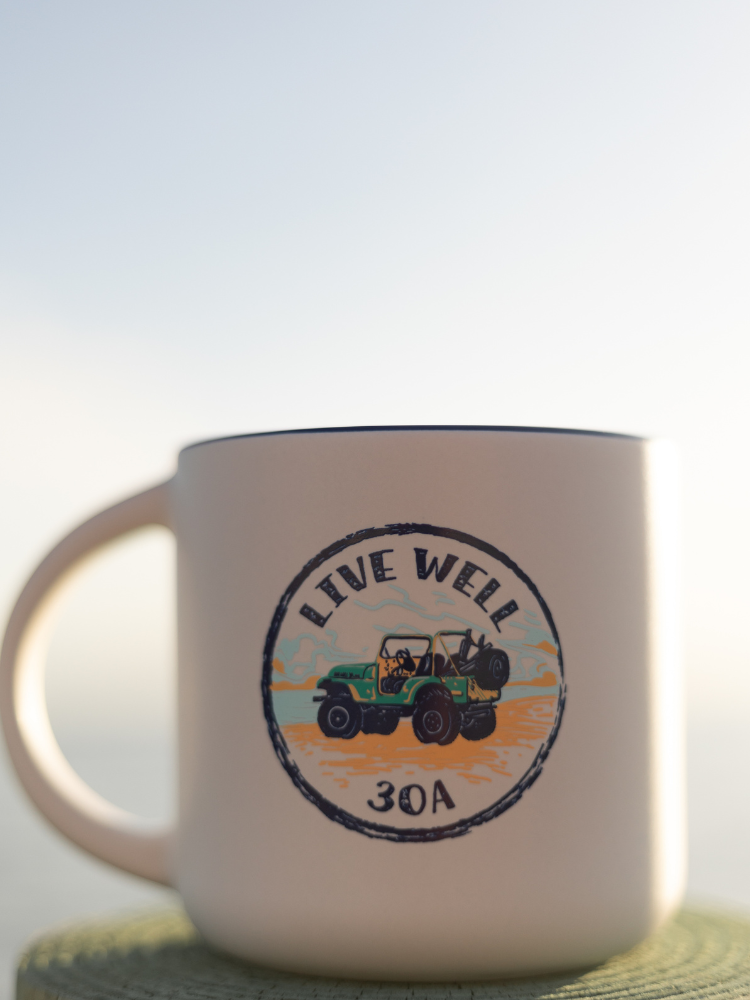 Live Well Jeep Coffee Mug