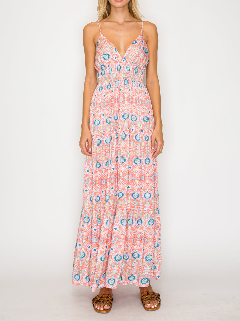 Sunset Tapestry Maxi Dress