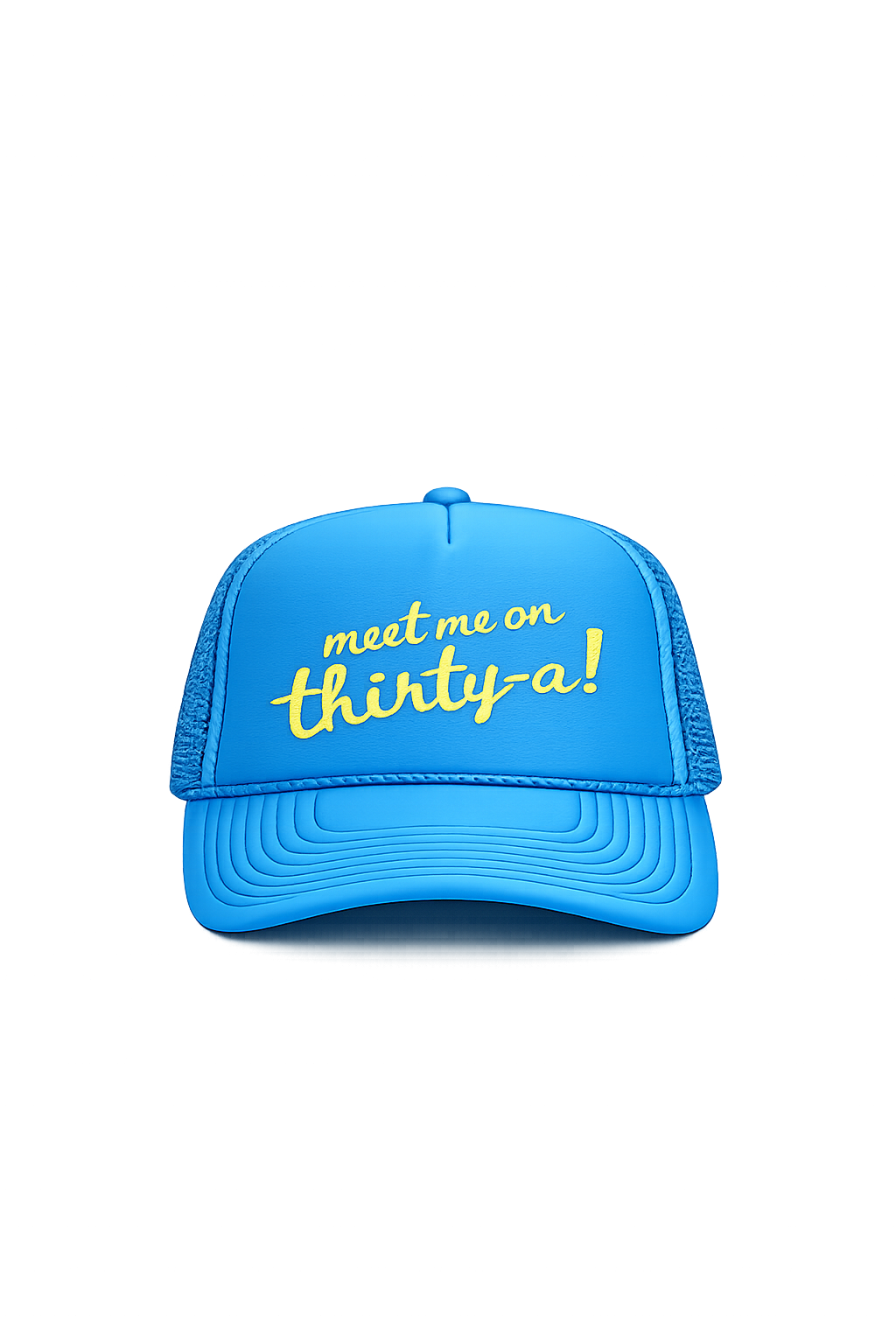 Meet me on 30A Embroidered Foam Trucker Hat