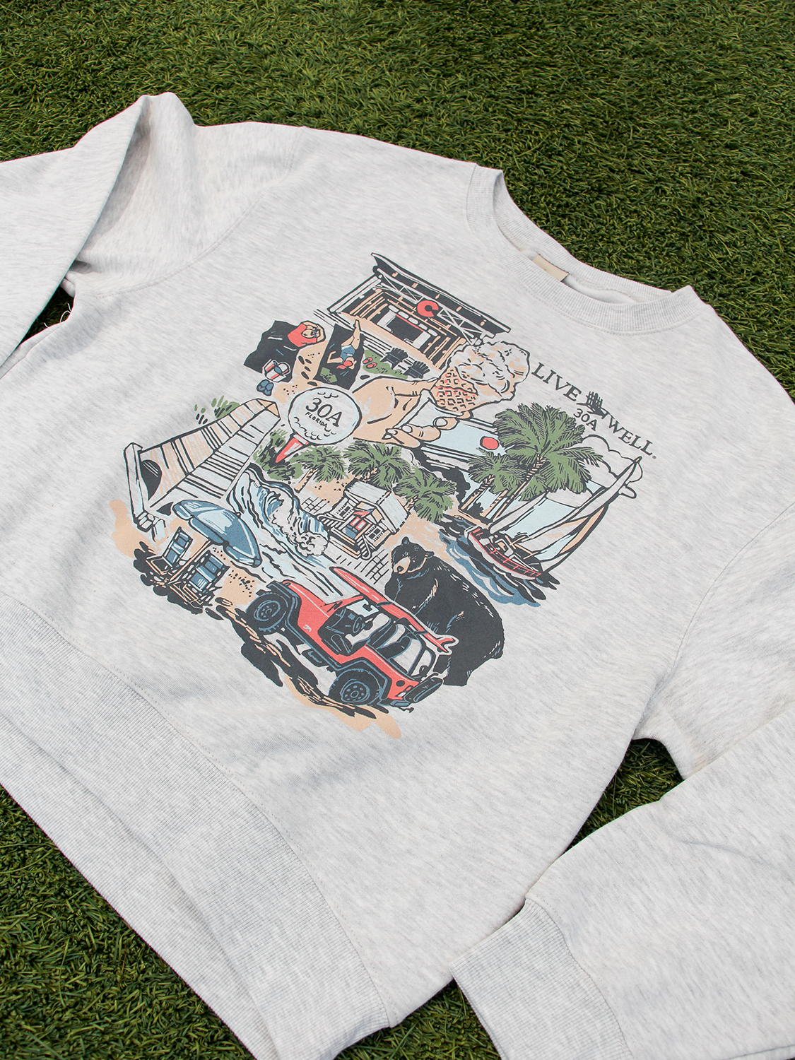 Our Favorite Things Old School Crew ChickaD Sweatshirt