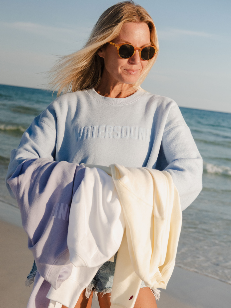 Live Well 30A : Watersound Reverse Fleece Midi Sweatshirt