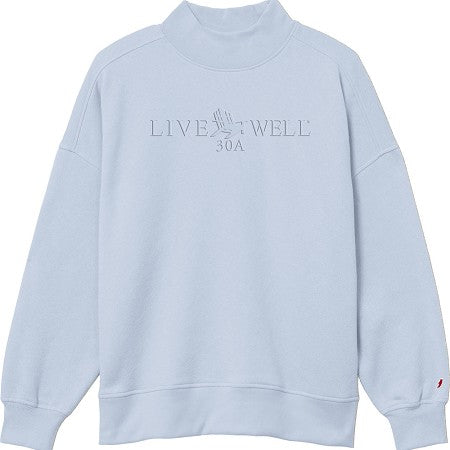 Live Well 30A Classic Logo Mockneck Sweatshirt