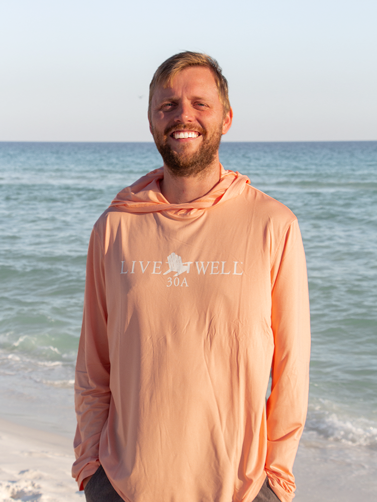 Live Well 30A Classic Logo Performance Sun Shirt Hoodie
