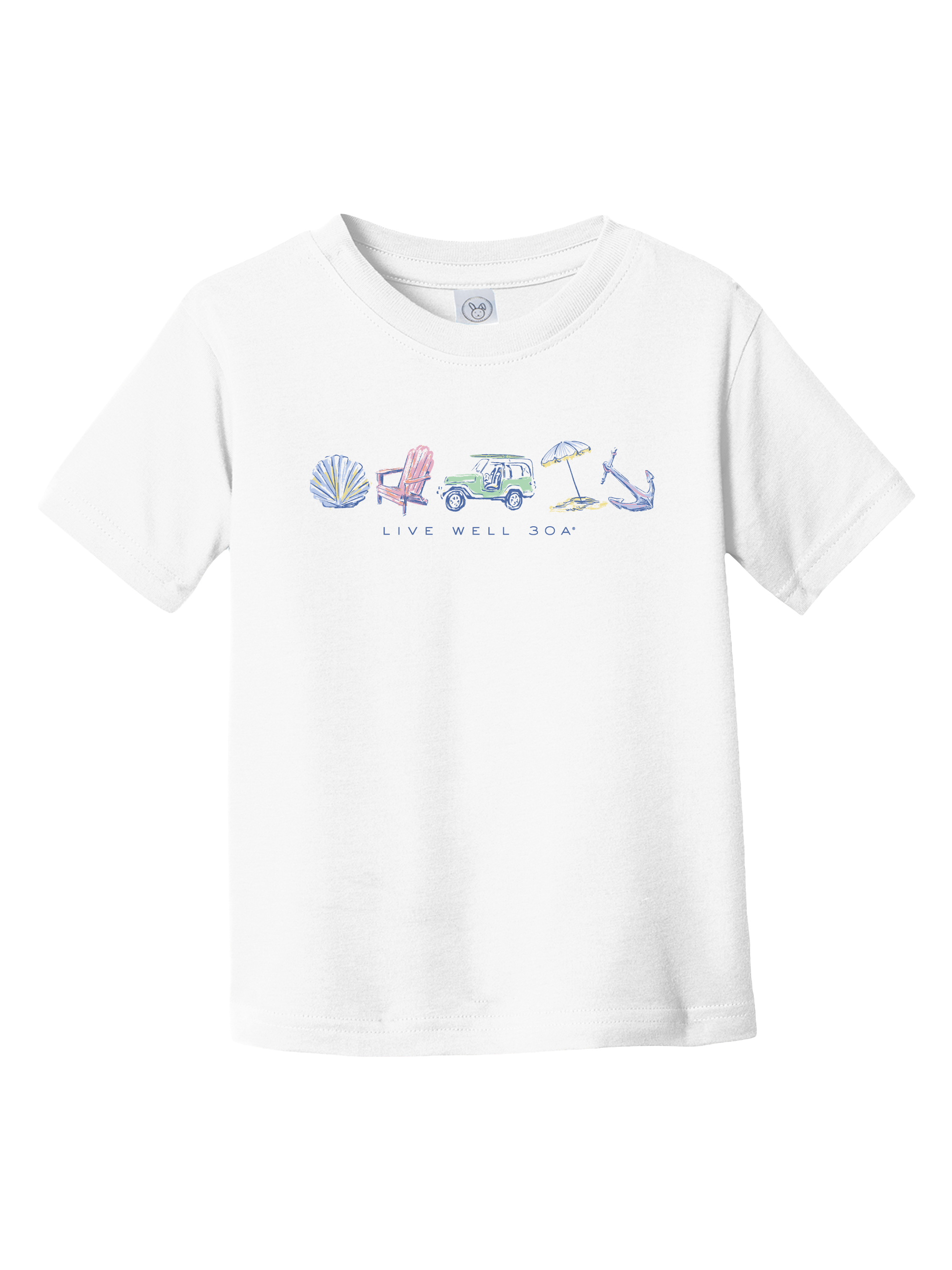 Live Well Symbols of 30A Toddler T-Shirt