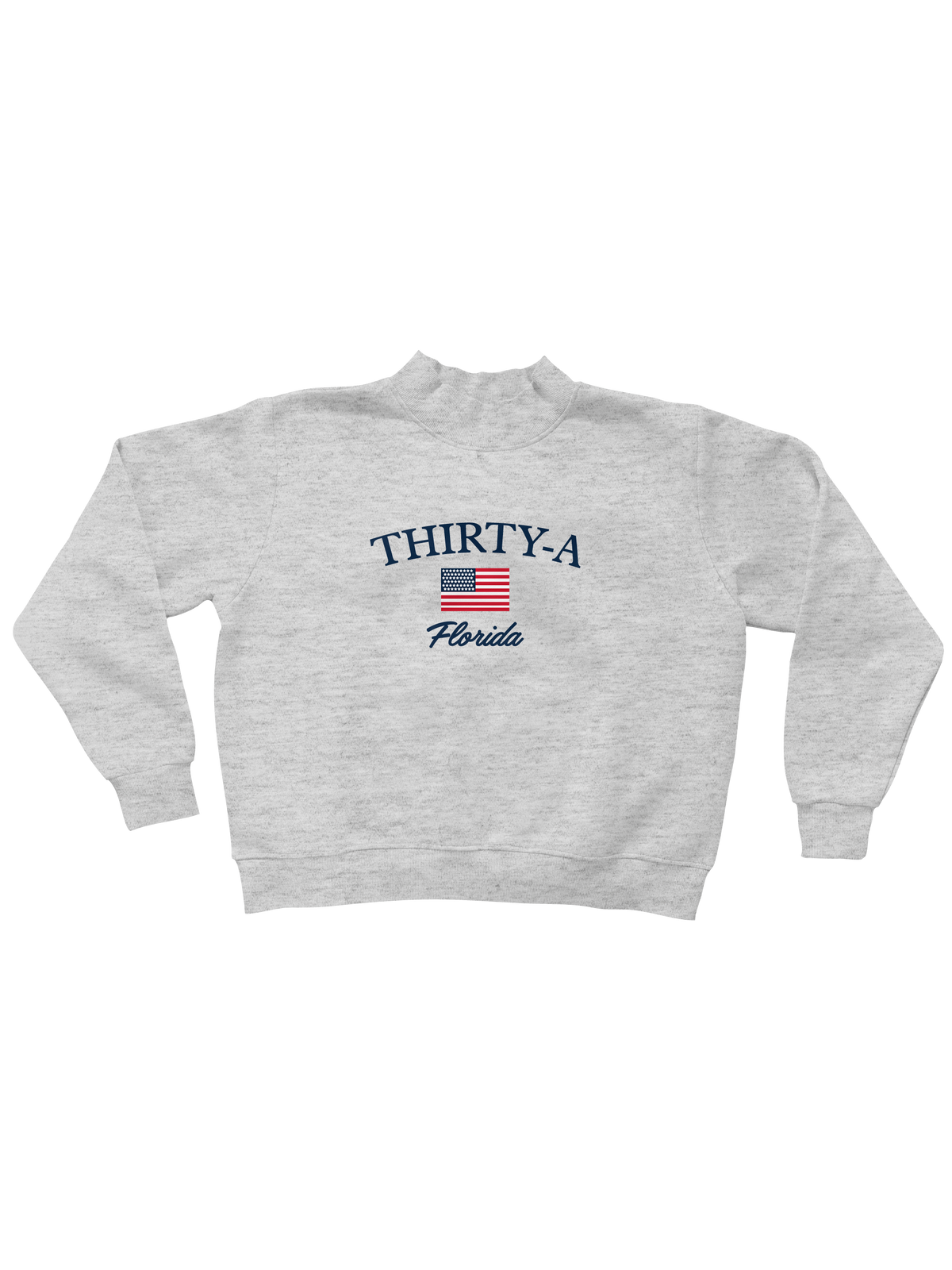 Thirty-A American Flag Mockneck Sweatshirt