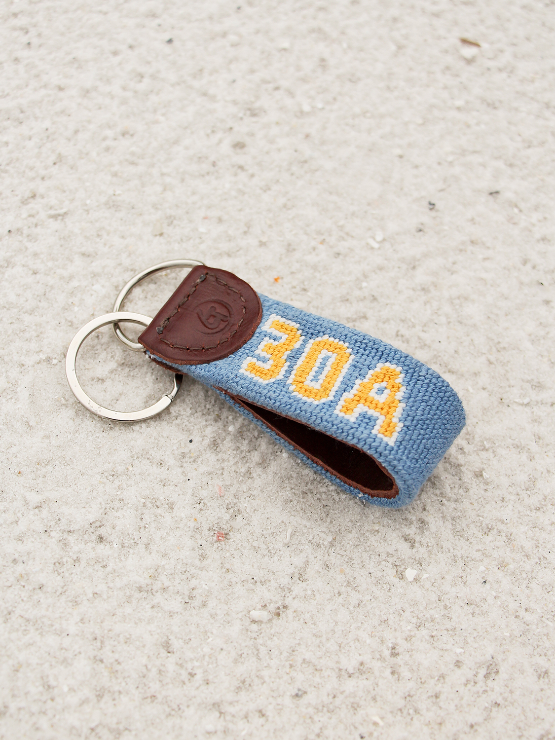 30A Needlepoint Keychain