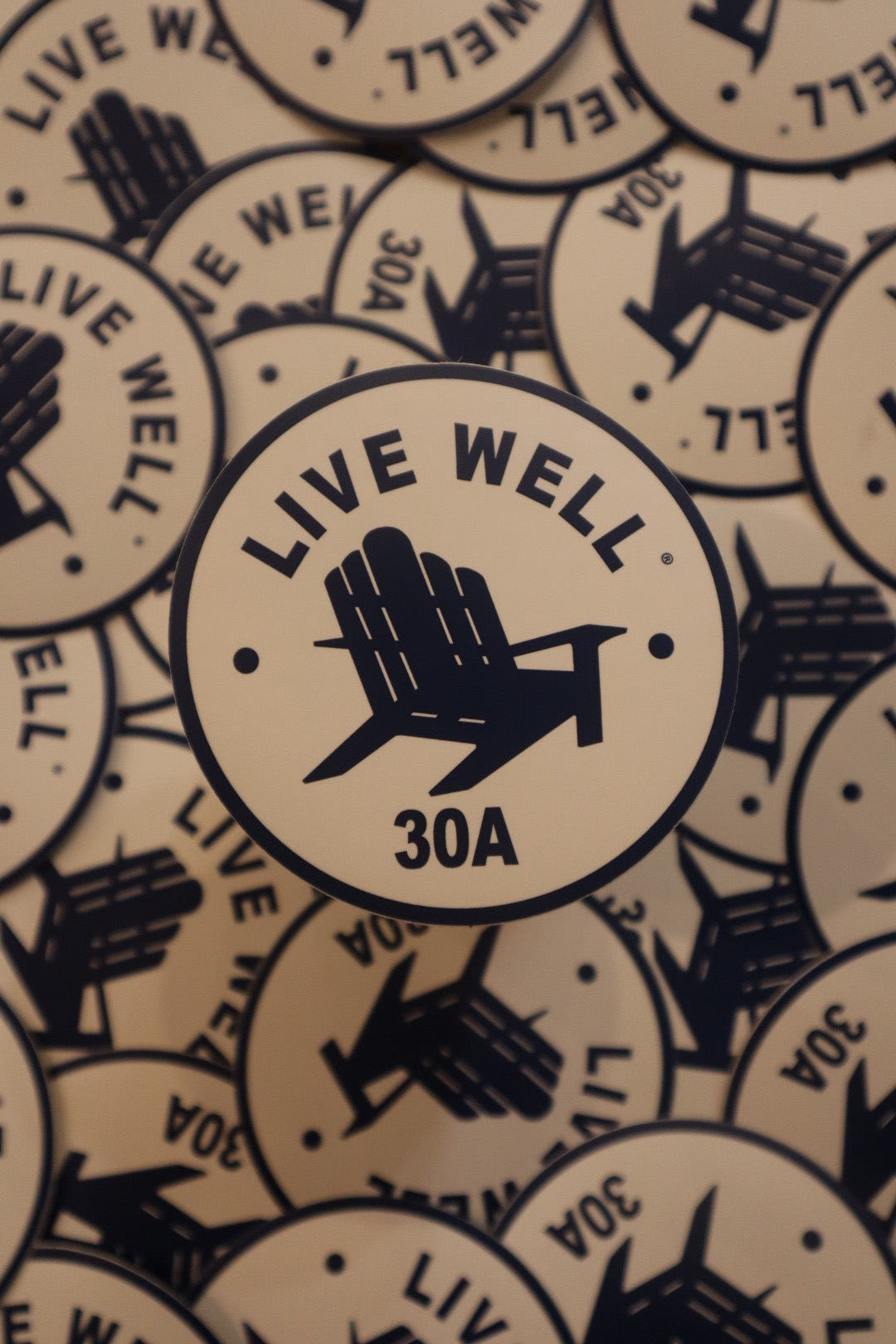 Live Well 30A Sticker