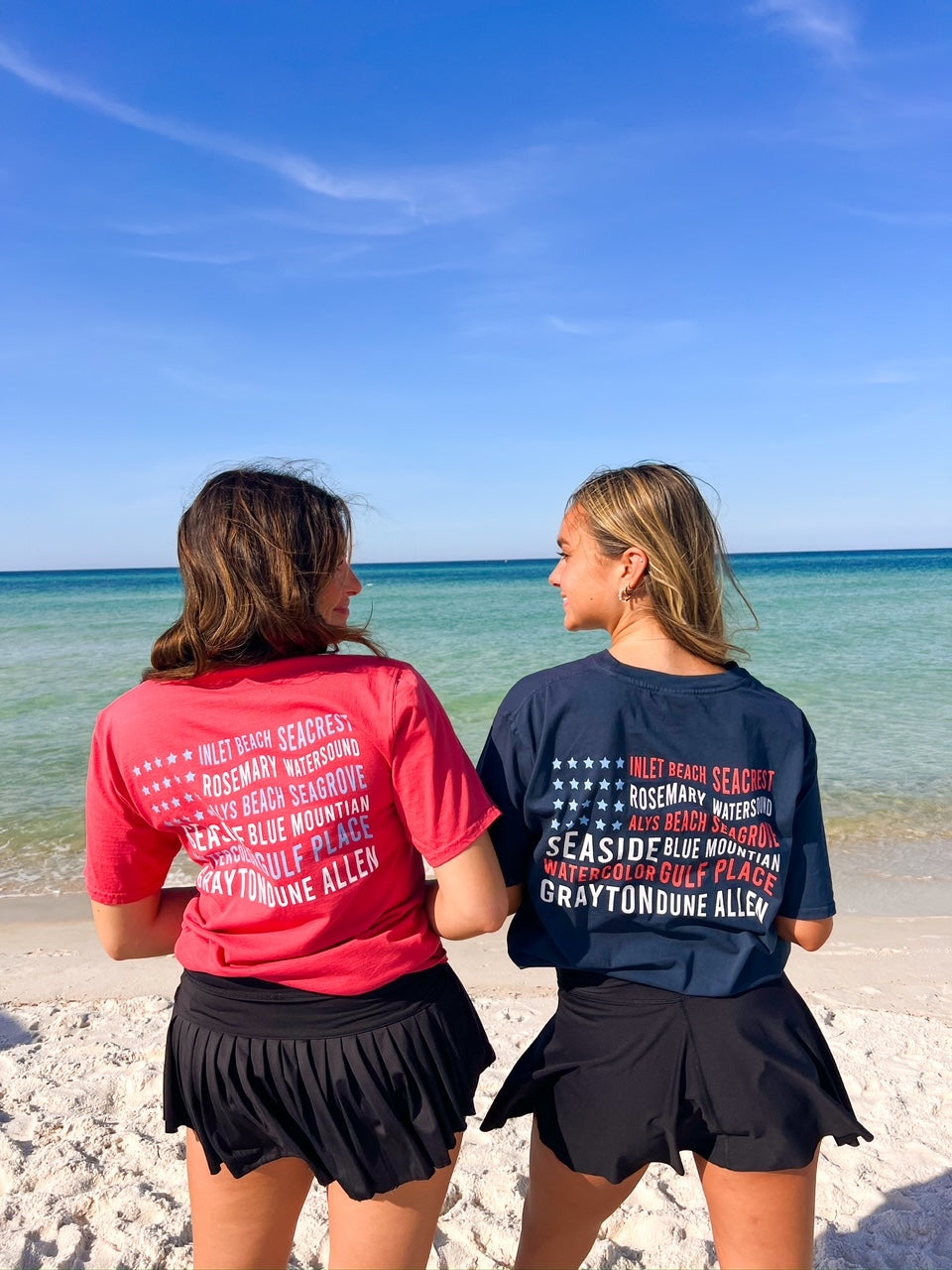 Summer Unisex Flag Tee - Red