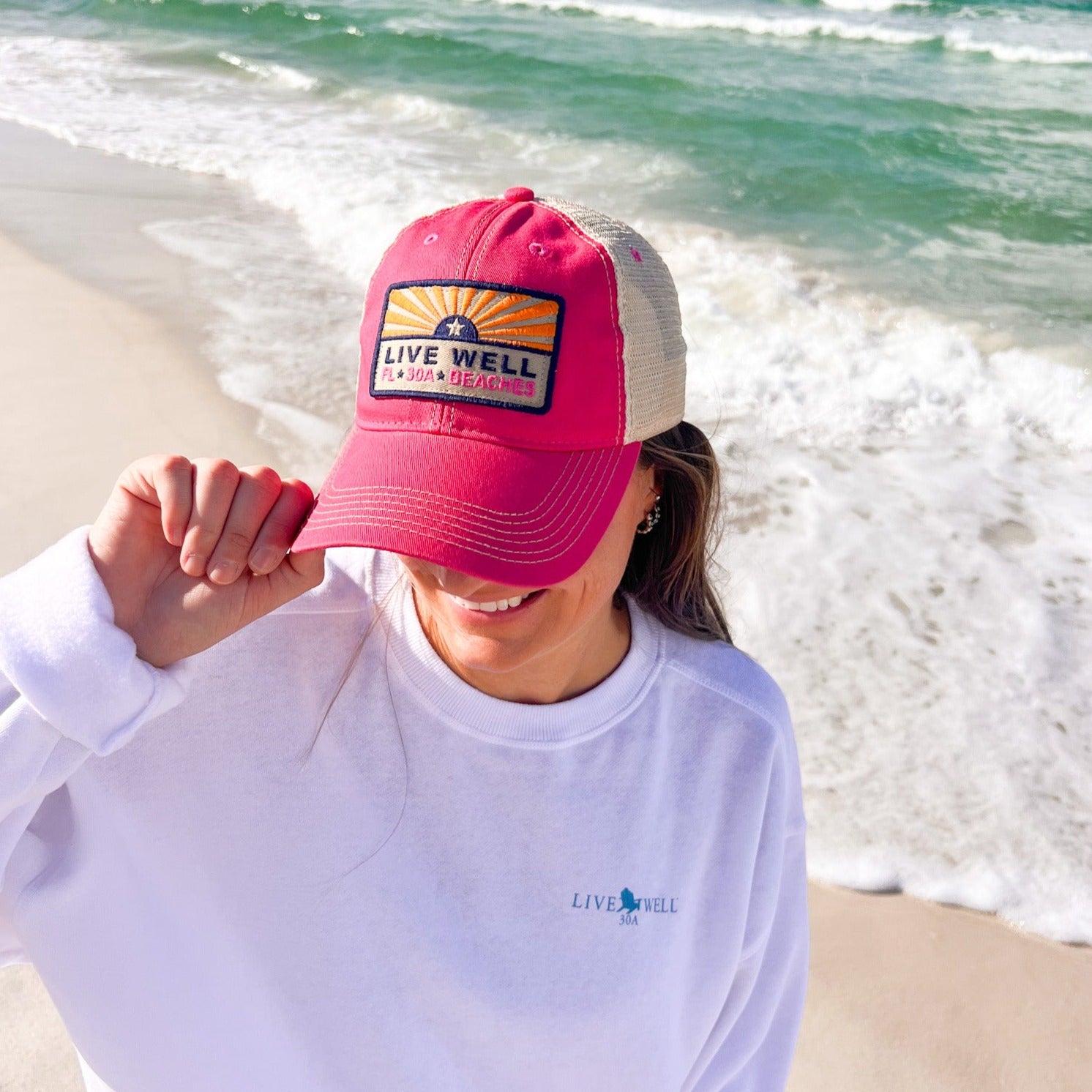 Pink Beaches Hat