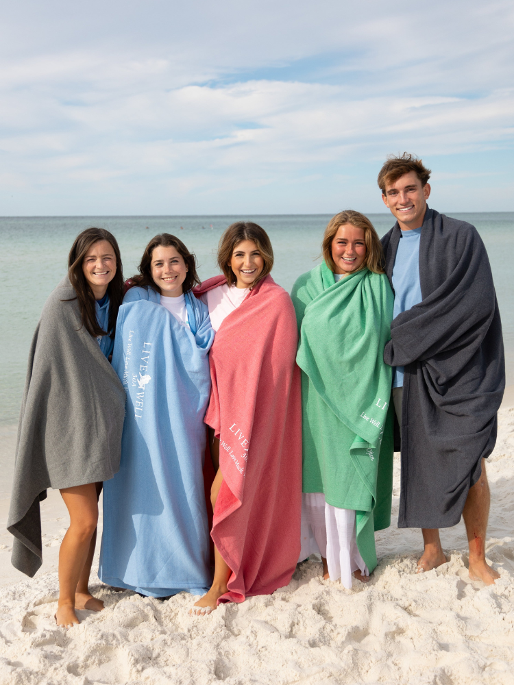 Live Well 30A Classic Logo Blanket