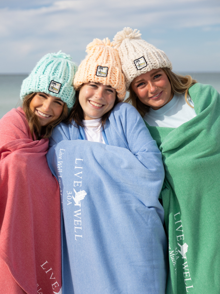 Live Well 30A Classic Logo Blanket