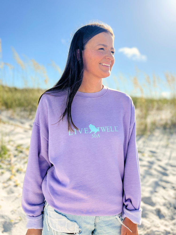 Live Well 30A Classic Logo Campus Sweatshirt