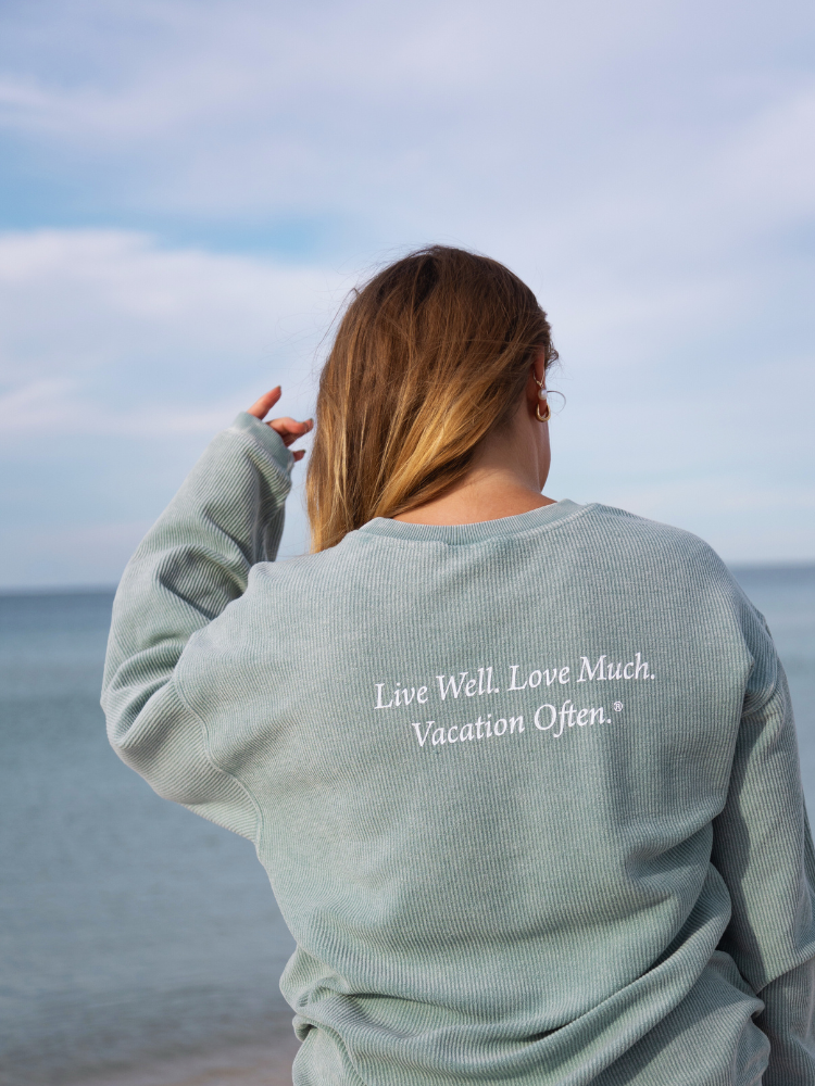 Live Well 30A Classic Logo Corded Crew Sweatshirt