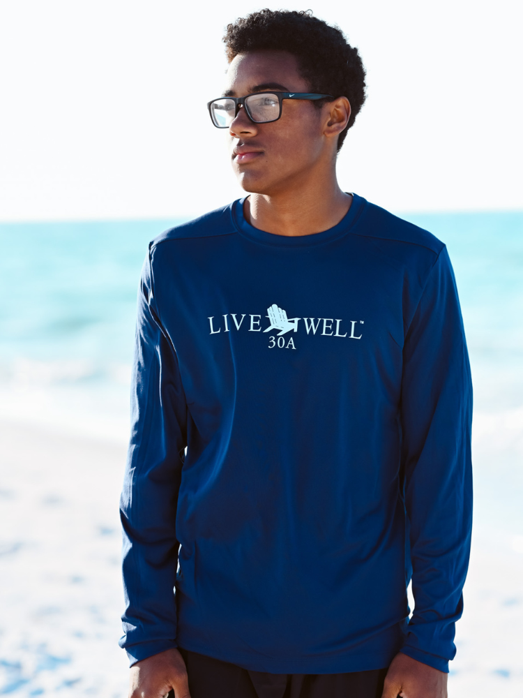 Live Well 30A Classic Logo Long Sleeve Sun T-Shirt