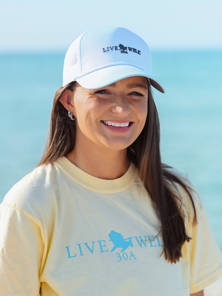 Live Well 30A Classic Logo Ombré Rope Hat