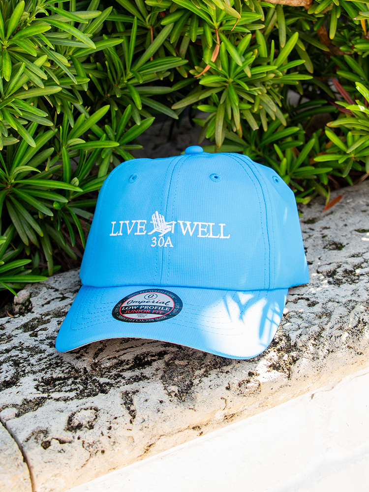 Live Well 30A Classic Logo Youth Buckle Performance Hat