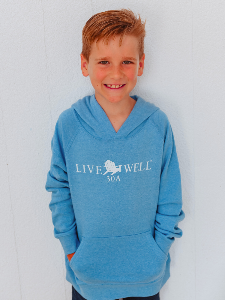 Live Well 30A Classic Logo Youth Hoodie