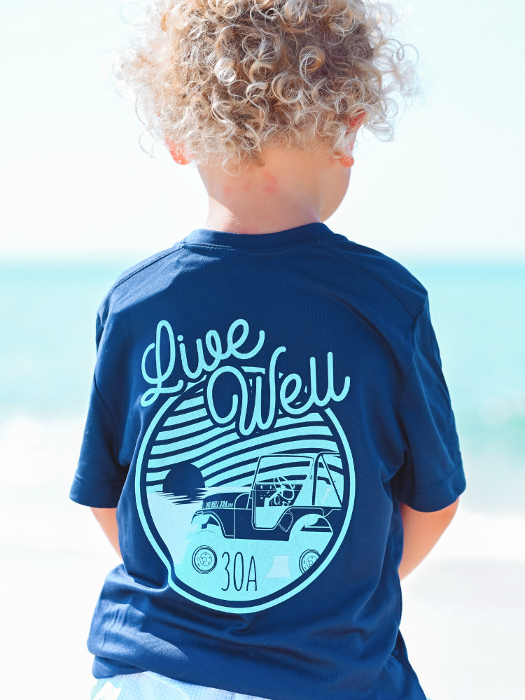 Live Well Jeep Youth Sun T-Shirt