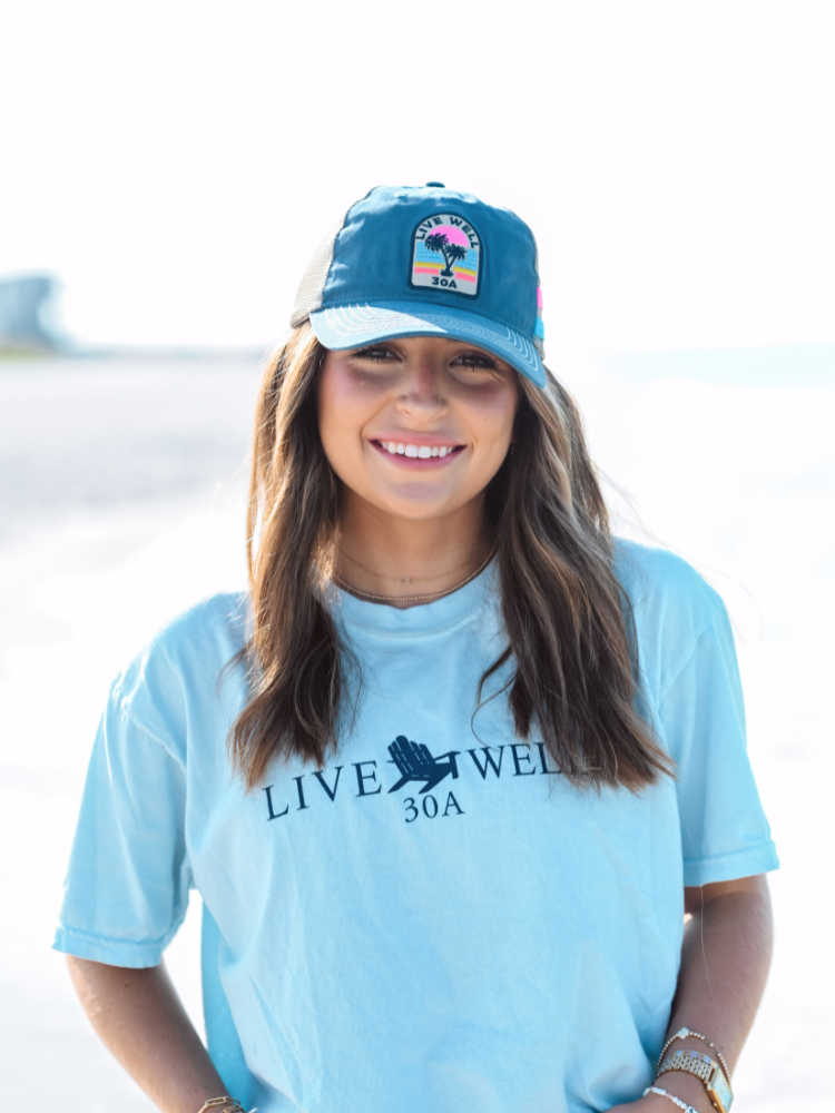 Live Well Palm Patch Hat