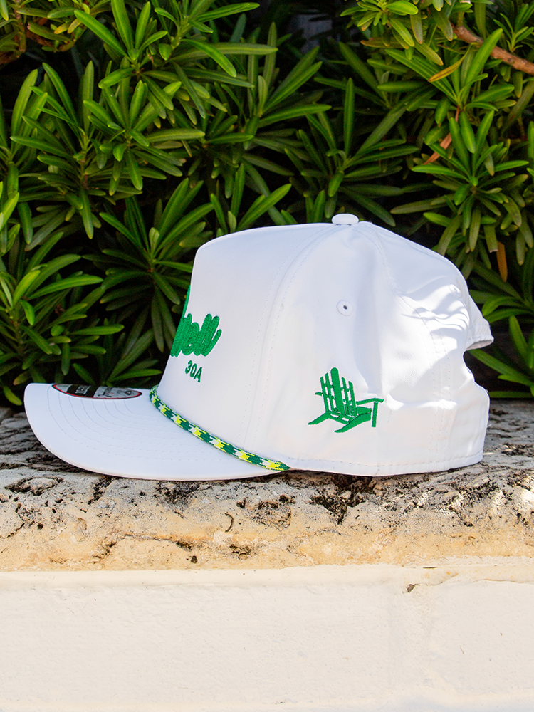 Live Well 30A Script Pearl Stitch Rope Hat