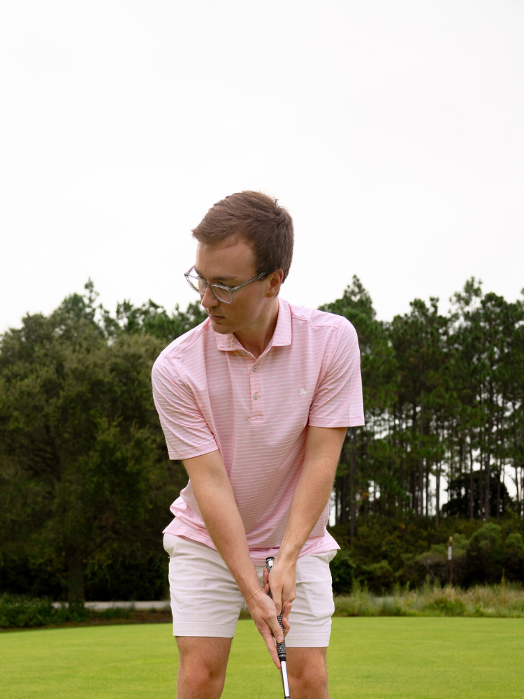 Live Well Chair Thin Striped Polo