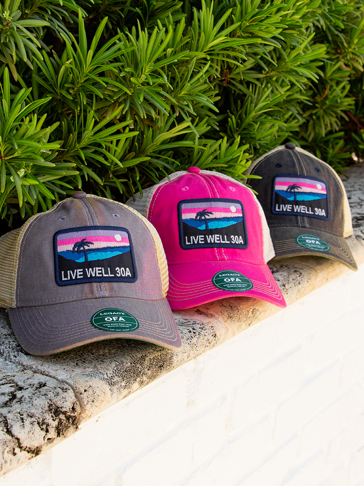 Live Well Horizon Patch Trucker Hat
