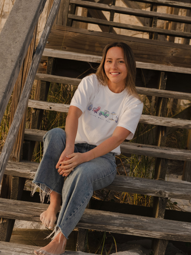 Live Well Symbols of 30A T-Shirt