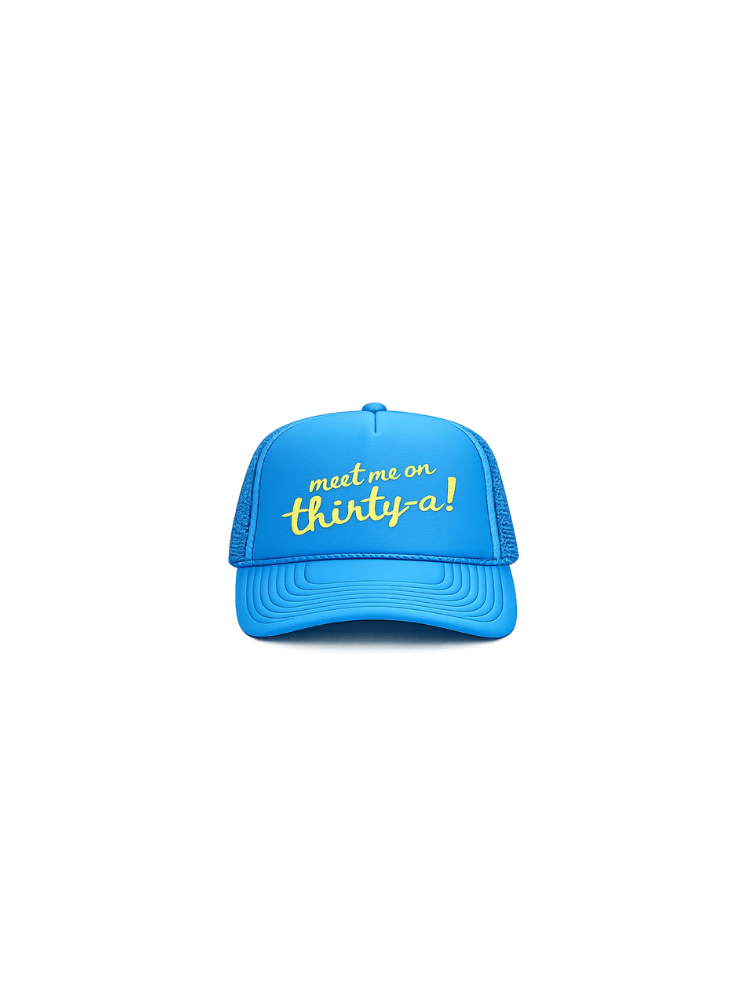 Meet me on 30A Embroidered Foam Trucker Hat