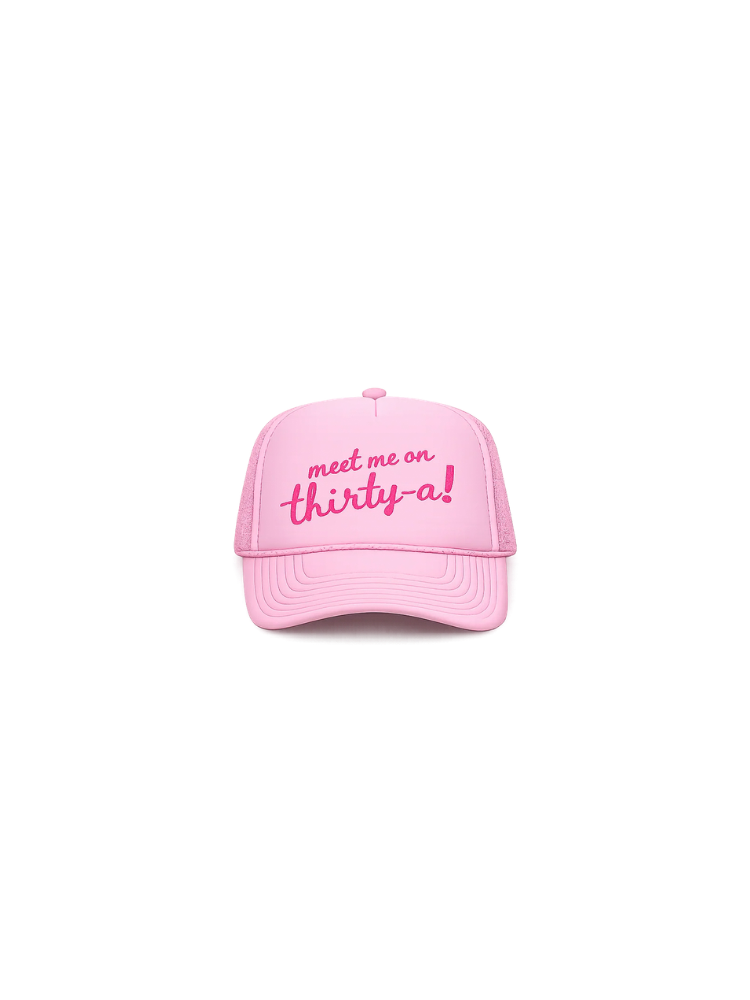 Meet me on 30A Embroidered Foam Trucker Hat