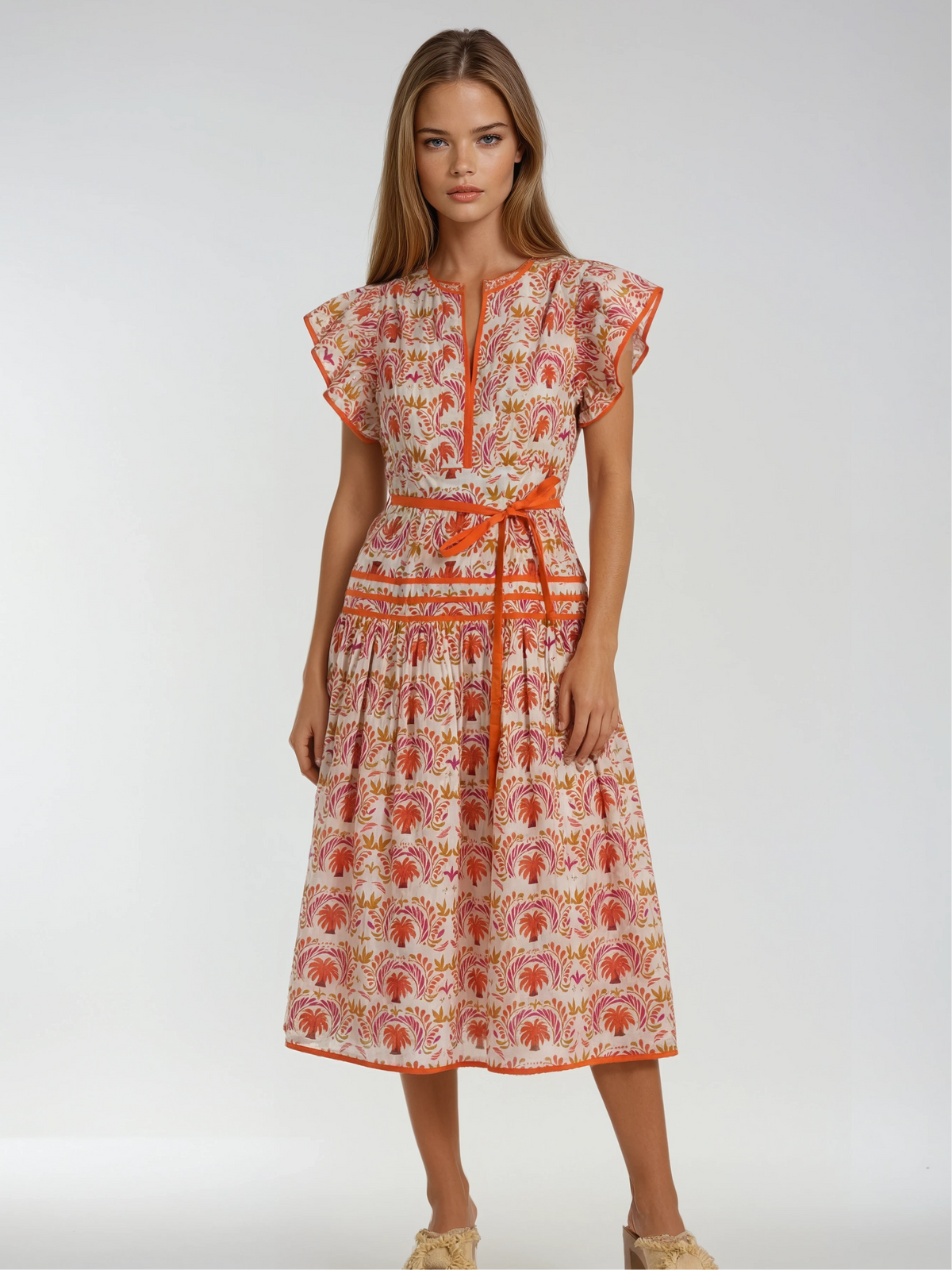 Palma Rosa Midi Dress