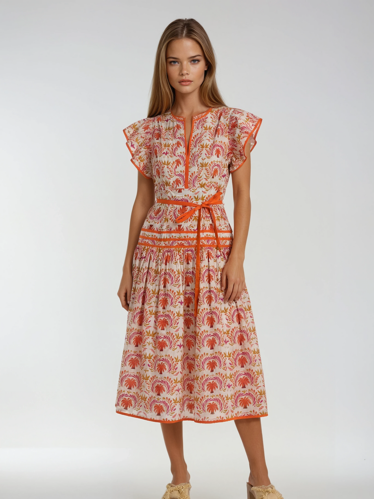 Palma Rosa Midi Dress