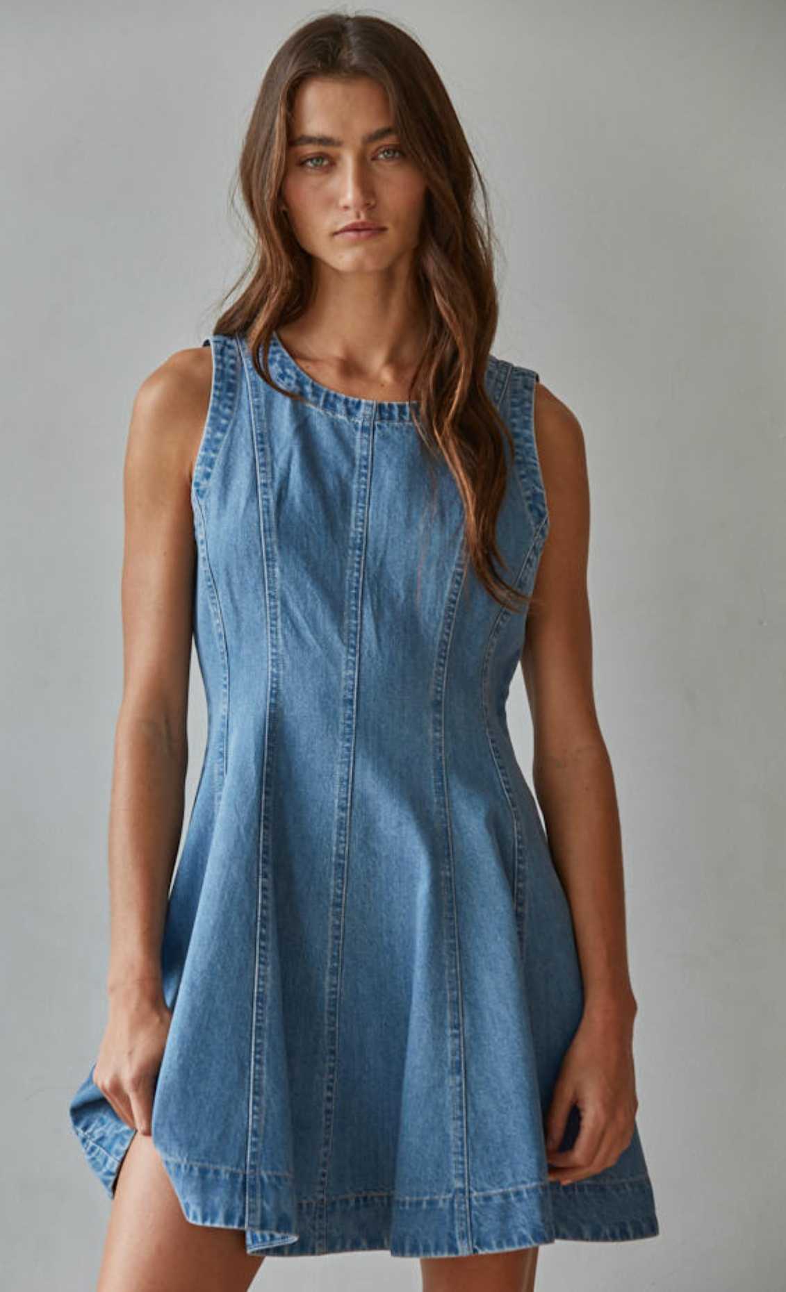 Twiggy Denim Mini Dress