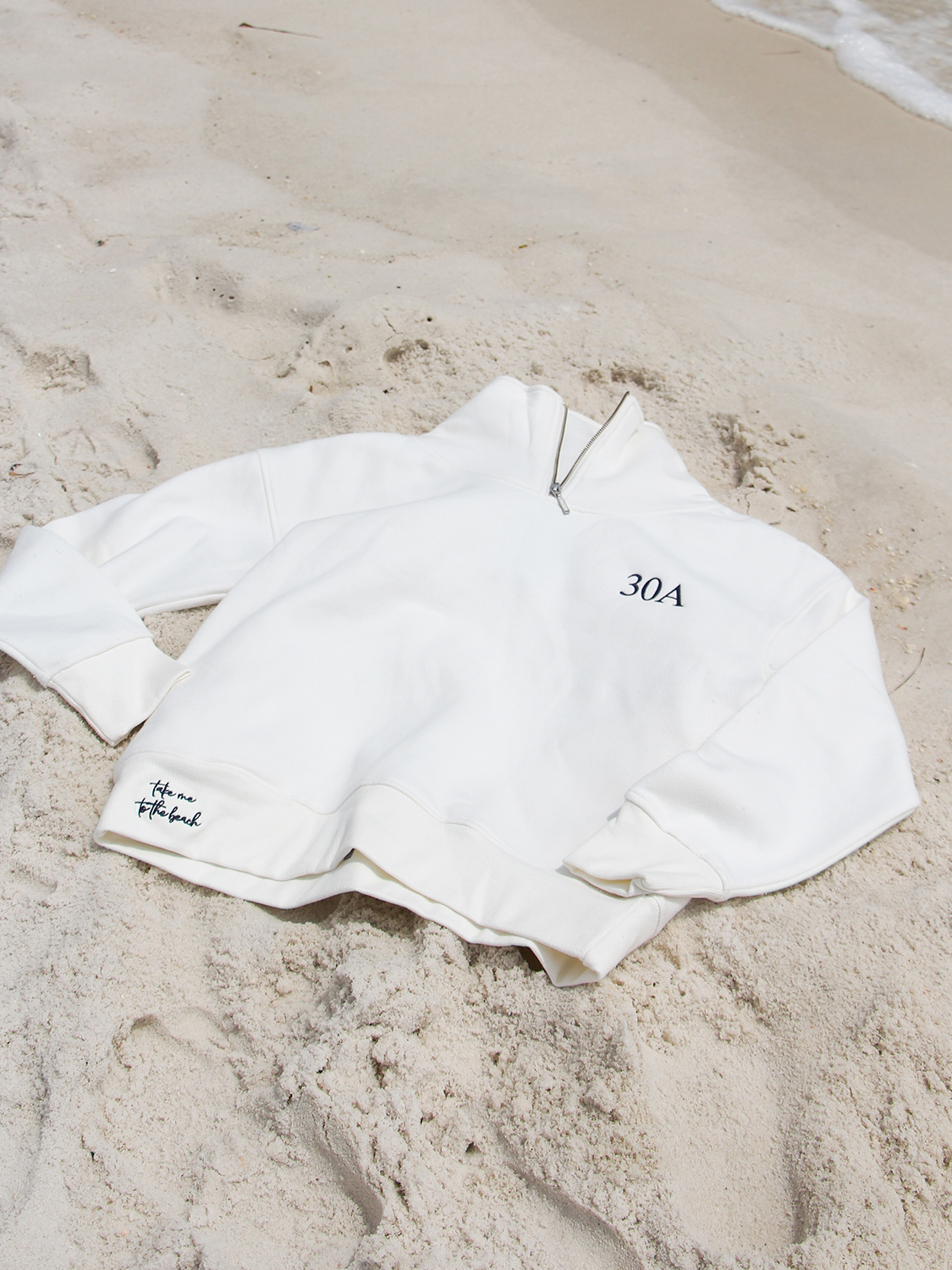 Take me to the Beach 1/4 Zip Sweatshirt