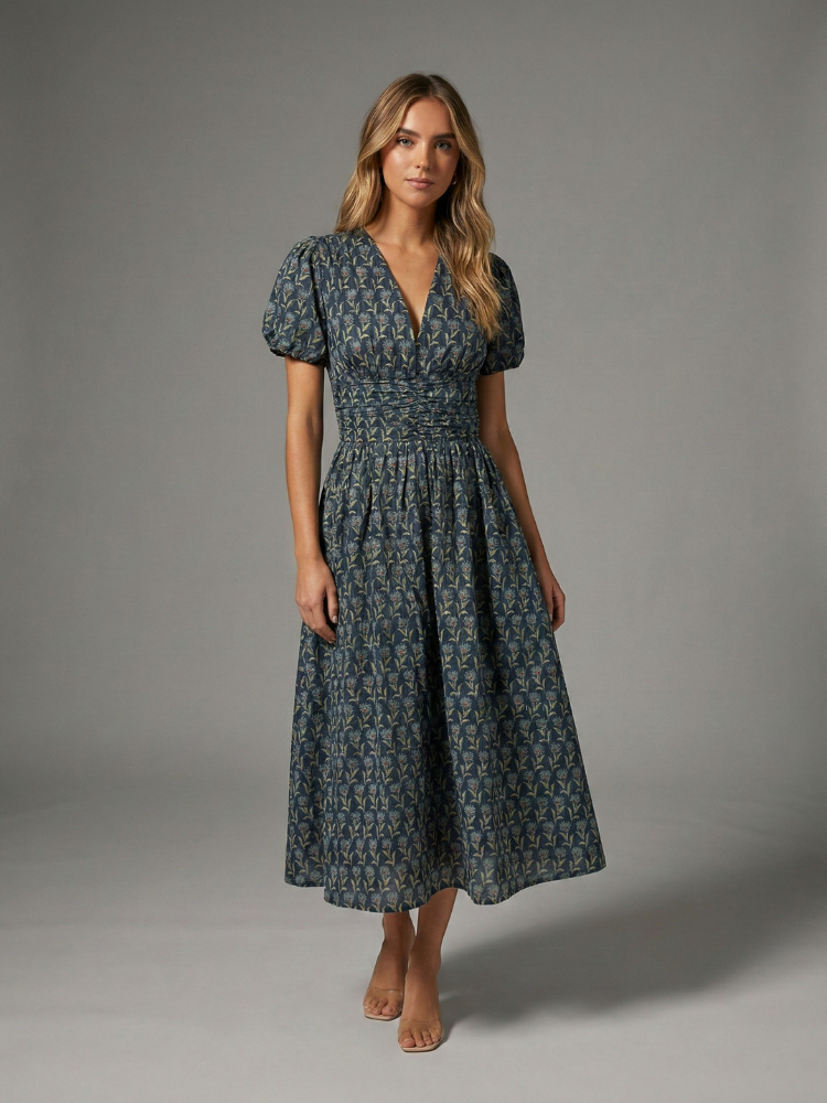 Twilight Bloom Maxi Dress
