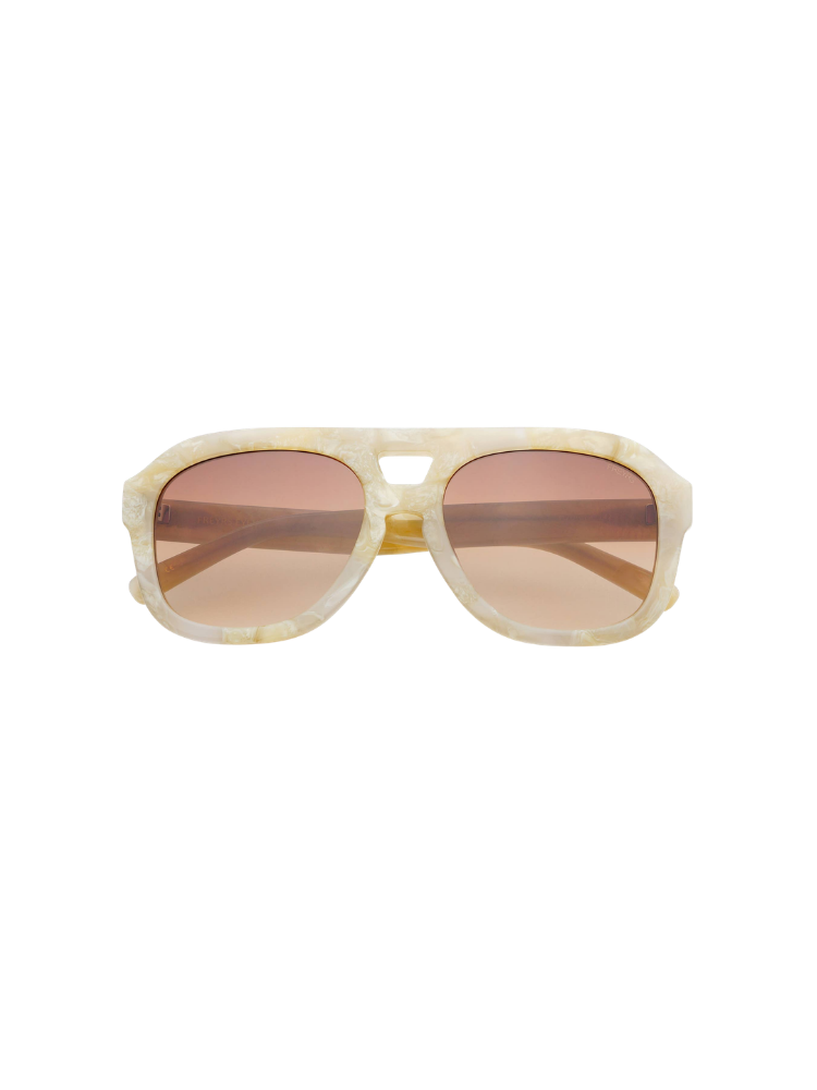 Voyager Acetate Oversized Aviator Sunglasses