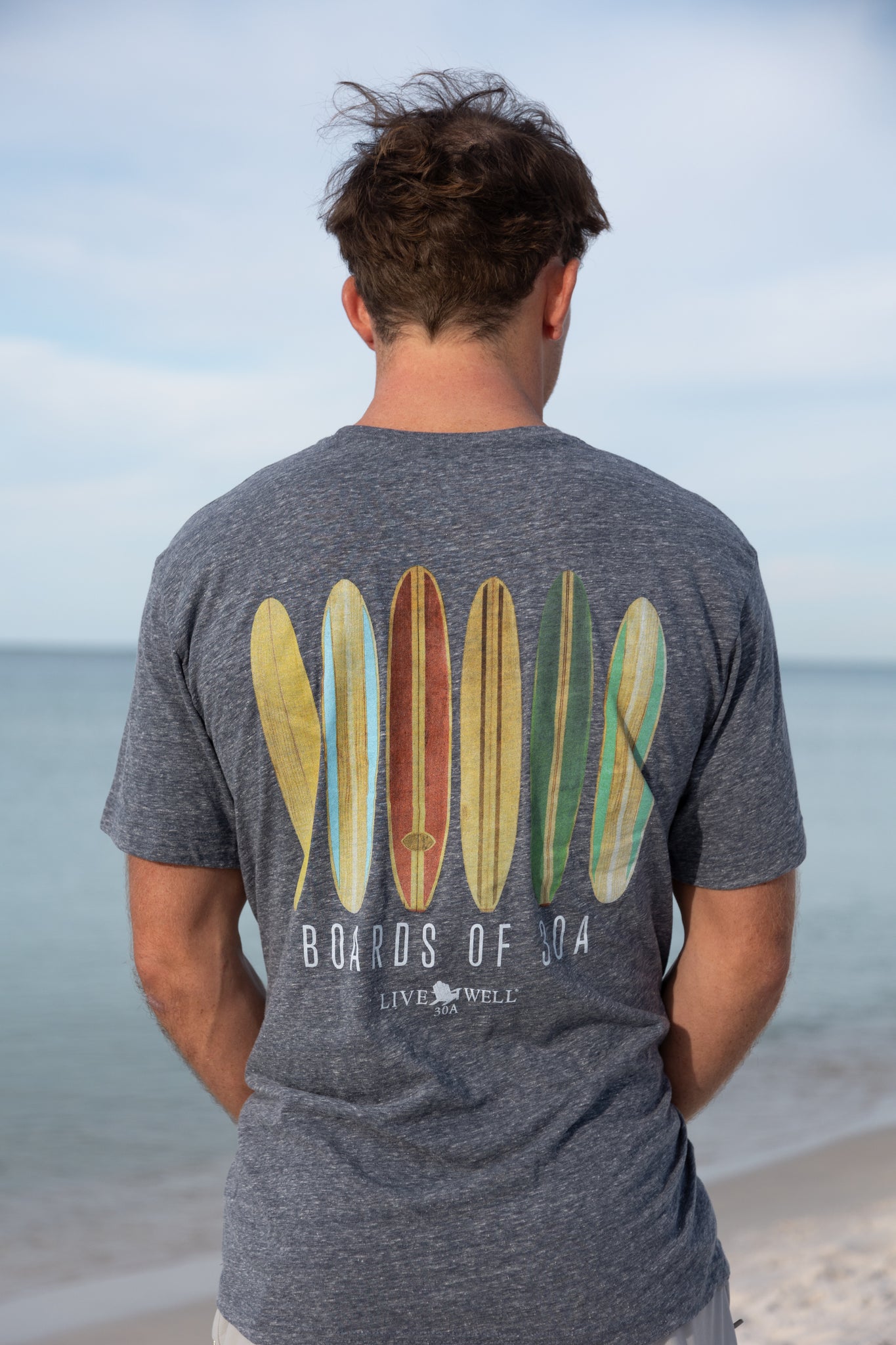 Unisex Surfboards of 30A Tee - Grey