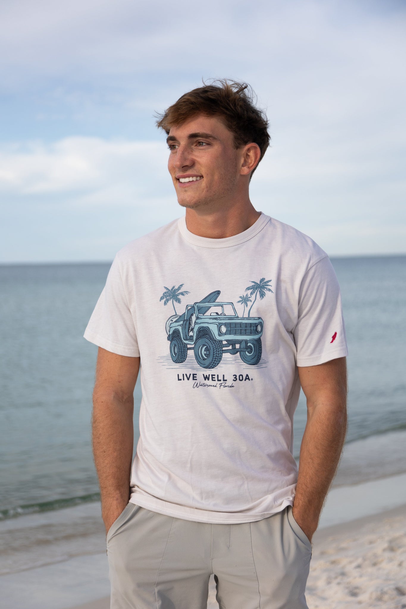 Watersound Bronco Tee - Stone