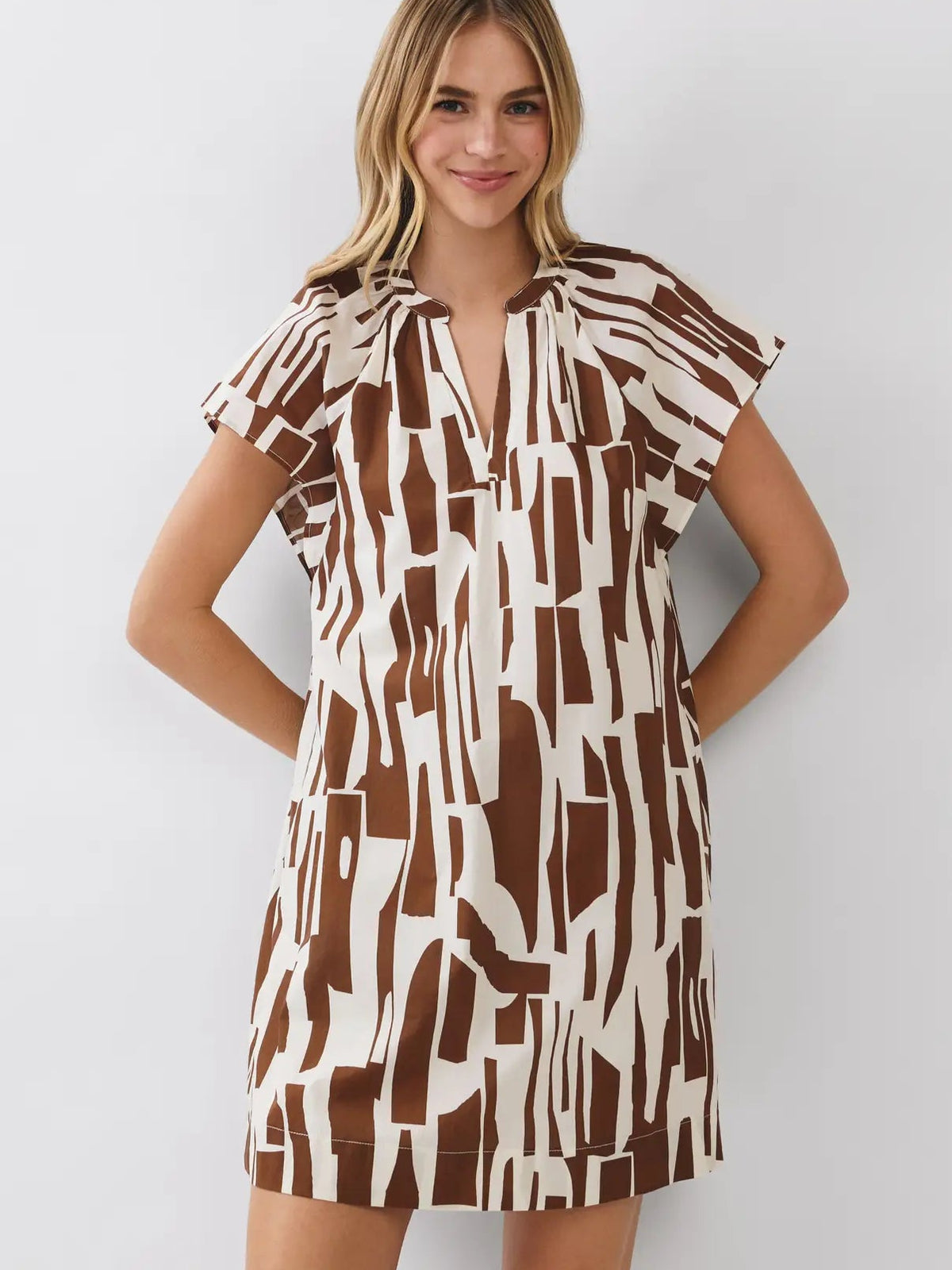 Print Mini Tunic Dress
