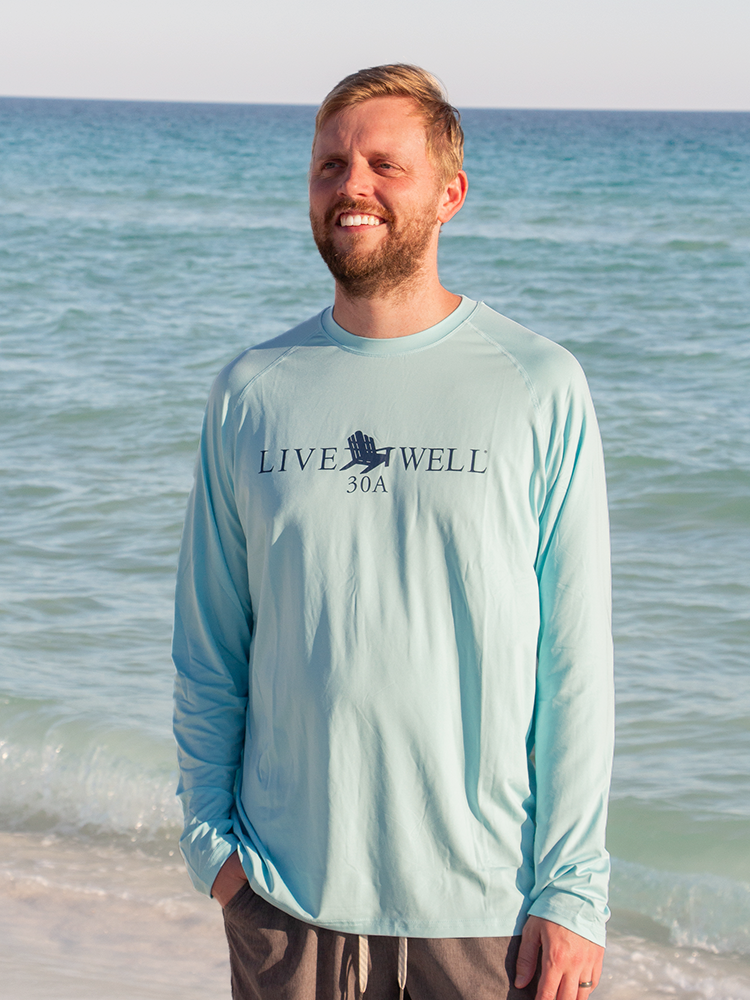 Live Well 30A Classic Logo Long Sleeve Sun T-Shirt