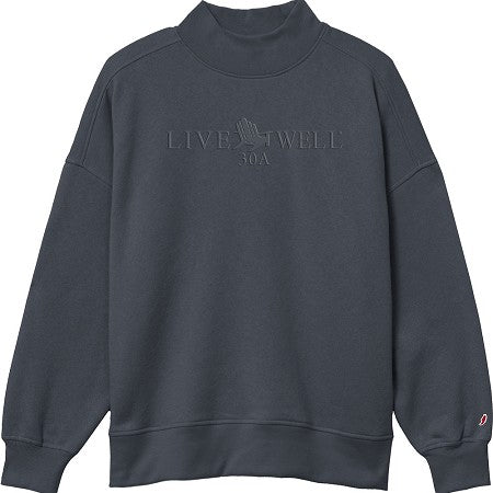 Live Well 30A Classic Logo Mockneck Sweatshirt