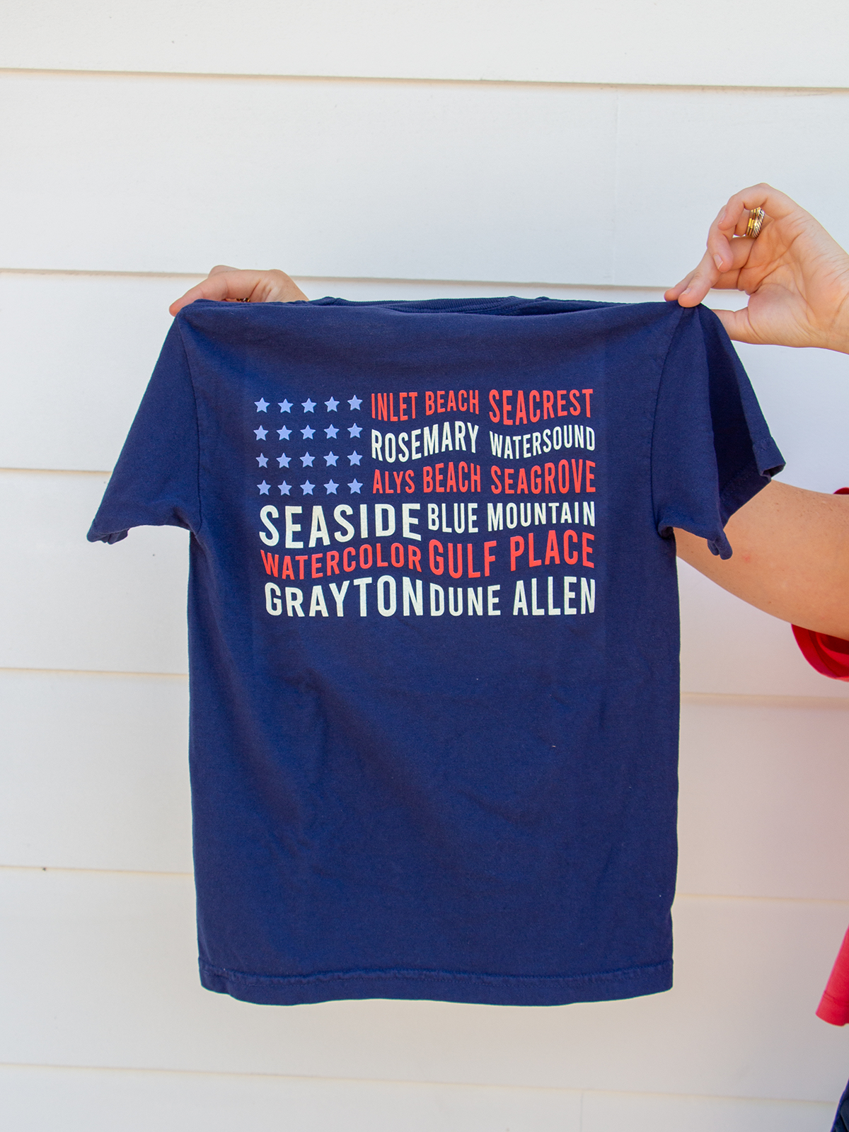 Summer Town American Flag Youth T-Shirt