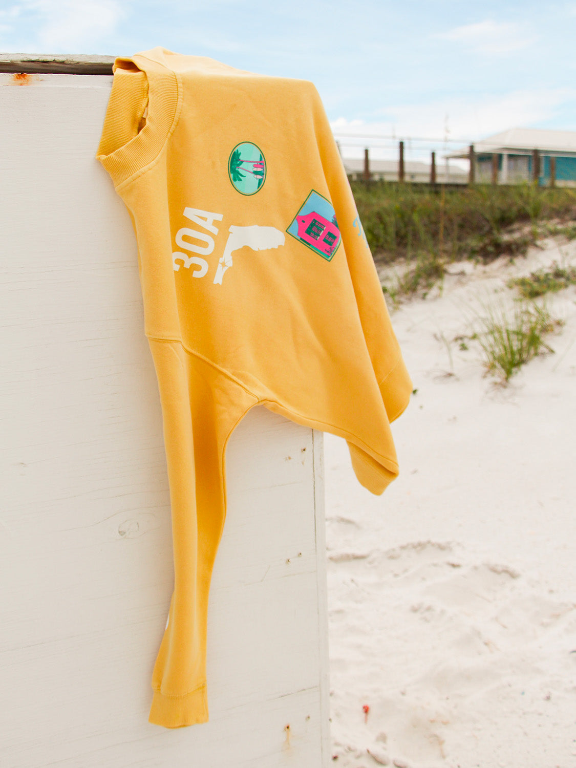 Sunshine Patches Nantucket Mockneck