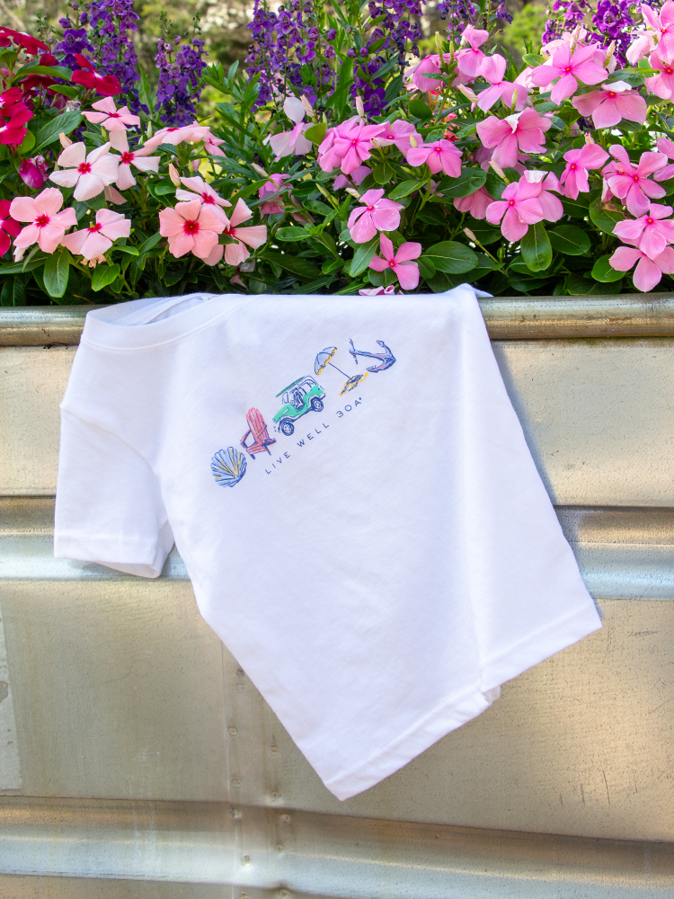 Live Well Symbols of 30A Toddler T-Shirt